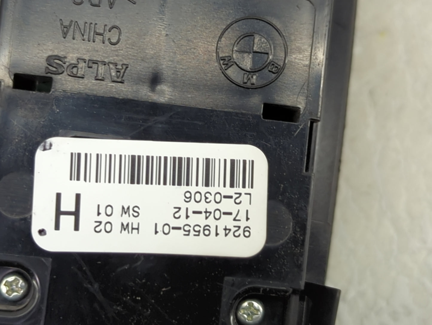 2011-2016 Bmw 528 Master Power Window Switch Replacement Driver Side Left P/N:9241955-01 Fits OEM Used Auto Parts - Oemuseda