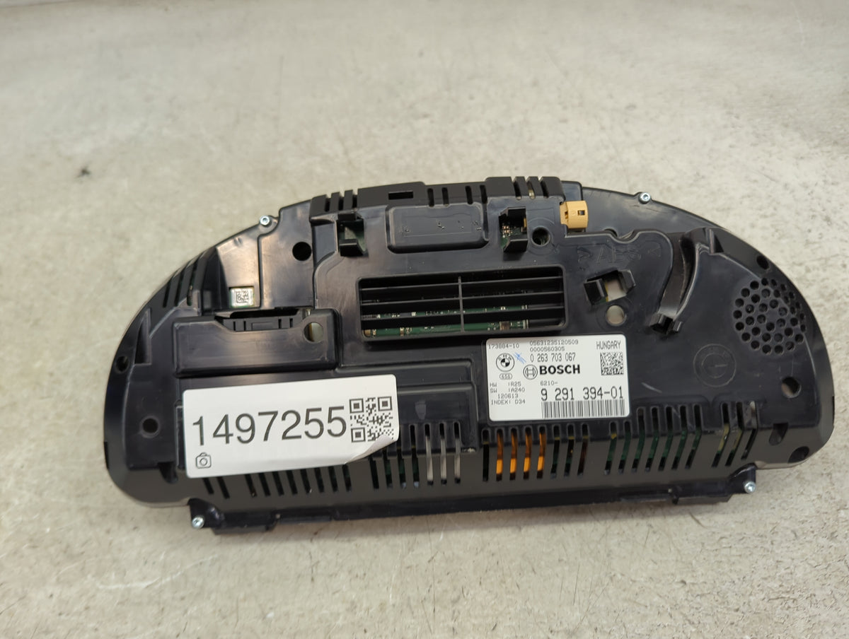 2013 Bmw 528 Instrument Cluster Speedometer Gauges P/N:9291394-01 0263703067, 173884-10 Miles: Fits OEM Used Auto Parts - Oe