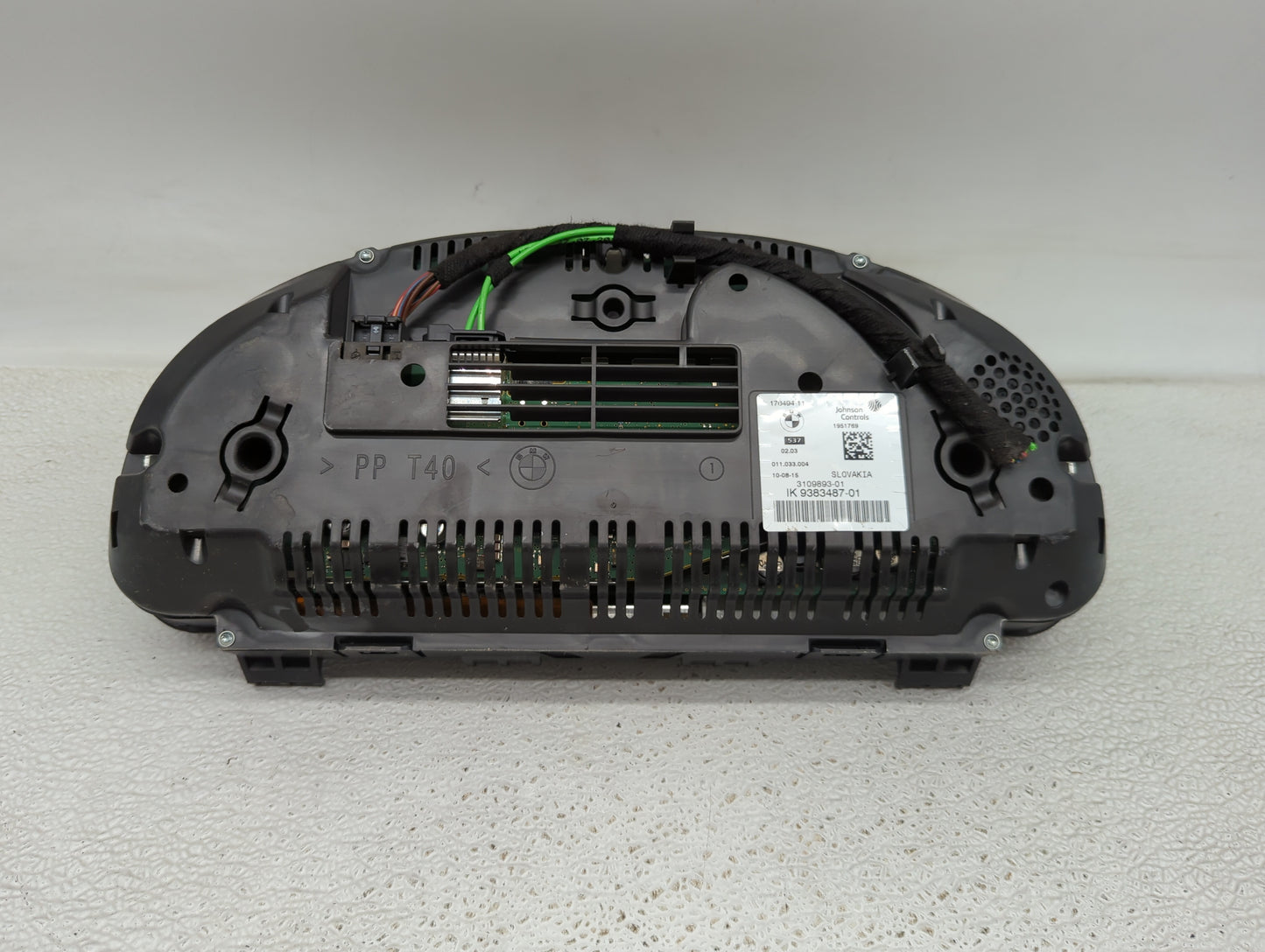 2014-2016 Bmw 550i Instrument Cluster Speedometer Gauges P/N:9383487-01 3109893-01, 176494-11 Fits Fits 2014 2015 2016 2017