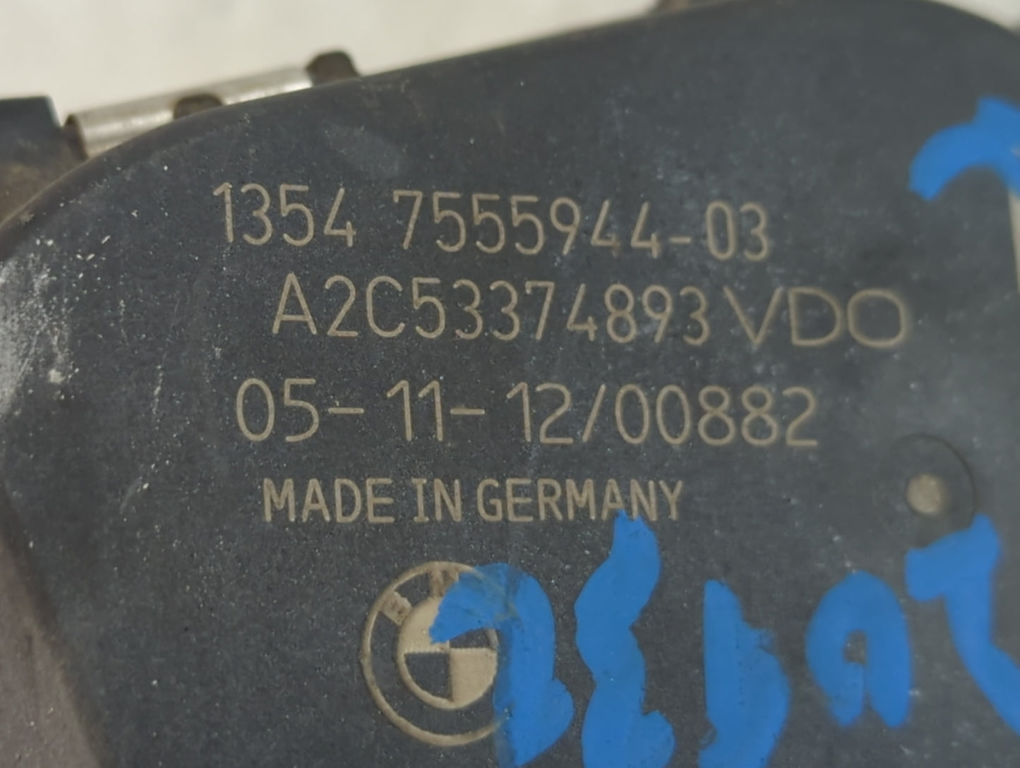 2009-2015 Bmw 750i Throttle Body P/N:1354 955944-03 Fits Fits 2008 2009 2010 2011 2012 2013 2014 2015 2016 2017 2018 2019 OE