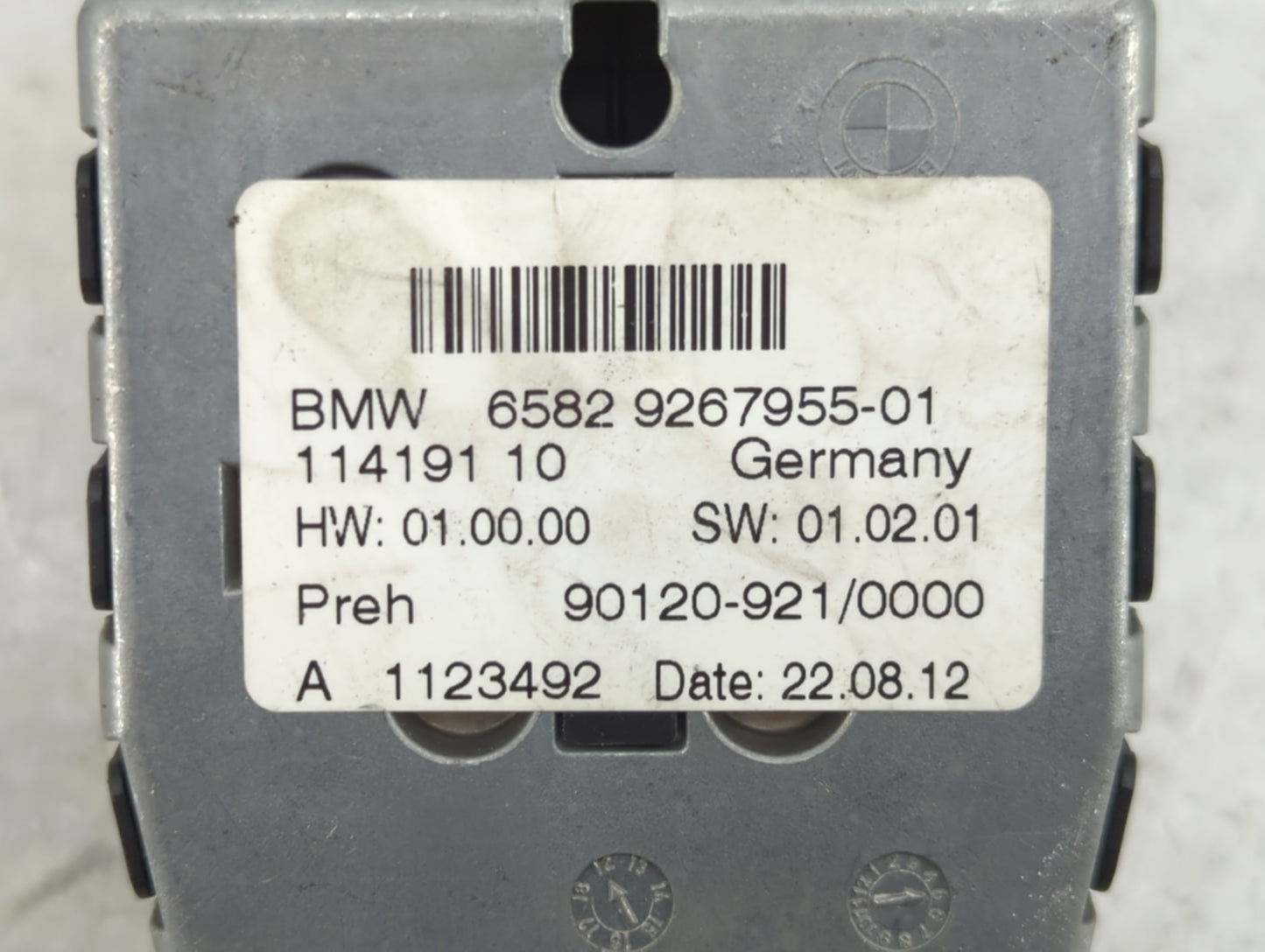 2013 Bmw X3 Radio AM FM Cd Player Receiver Replacement P/N:6582 9267955-01 90120-921/0000 Fits OEM Used Auto Parts - Oemused