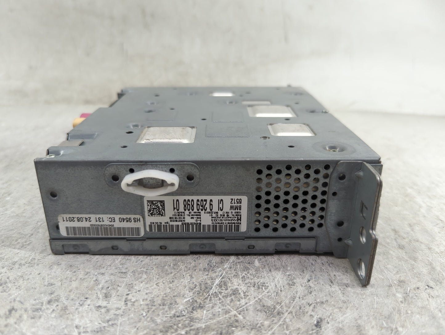 2011-2013 Bmw X3 Radio AM FM Cd Player Receiver Replacement P/N:9269898 HS9540, 65129269898 Fits Fits 2010 2011 2012 2013 OE