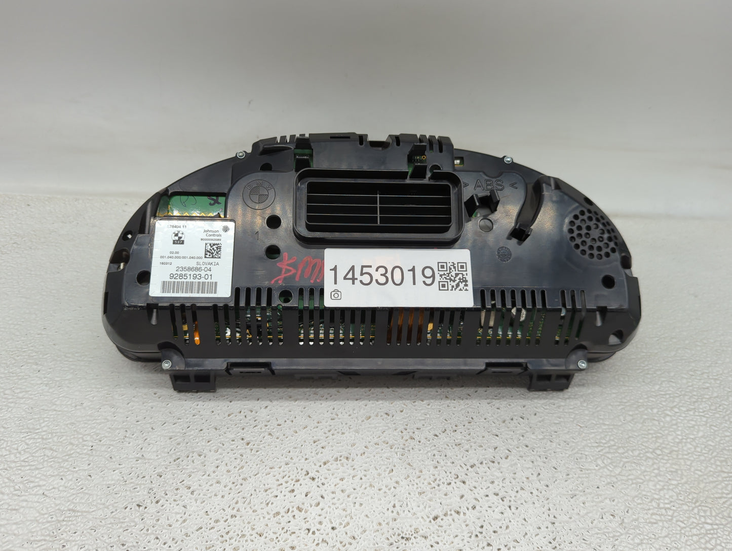 2011-2013 Bmw X3 Instrument Cluster Speedometer Gauges P/N:9285193-01 2358686-04, 8000092589, 17649411 Fits Fits 2011 2012 2