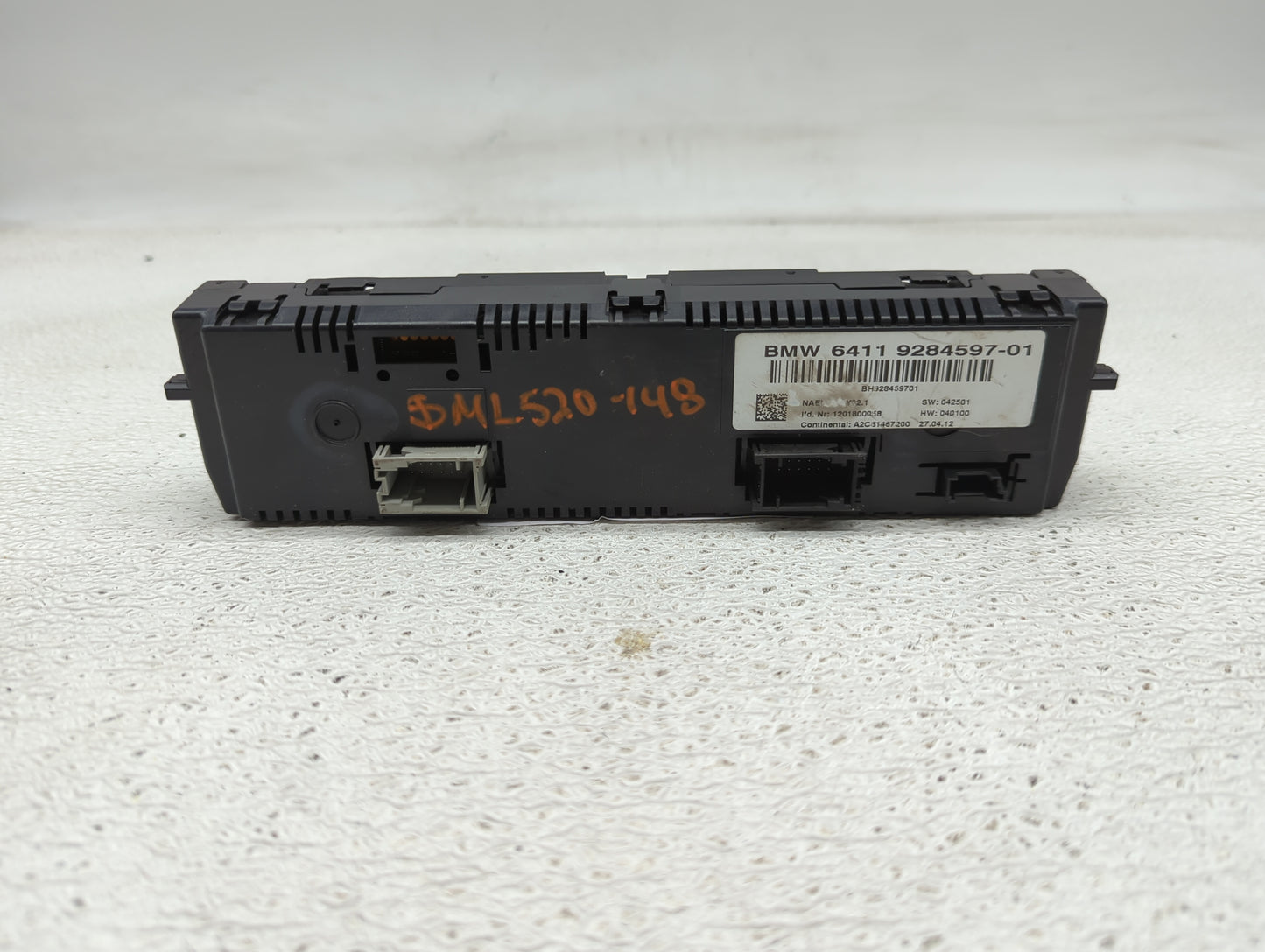 2011-2014 Bmw X3 Climate Control Module Temperature AC/Heater Replacement P/N:9284597-01 Fits Fits 2011 2012 2013 2014 OEM U