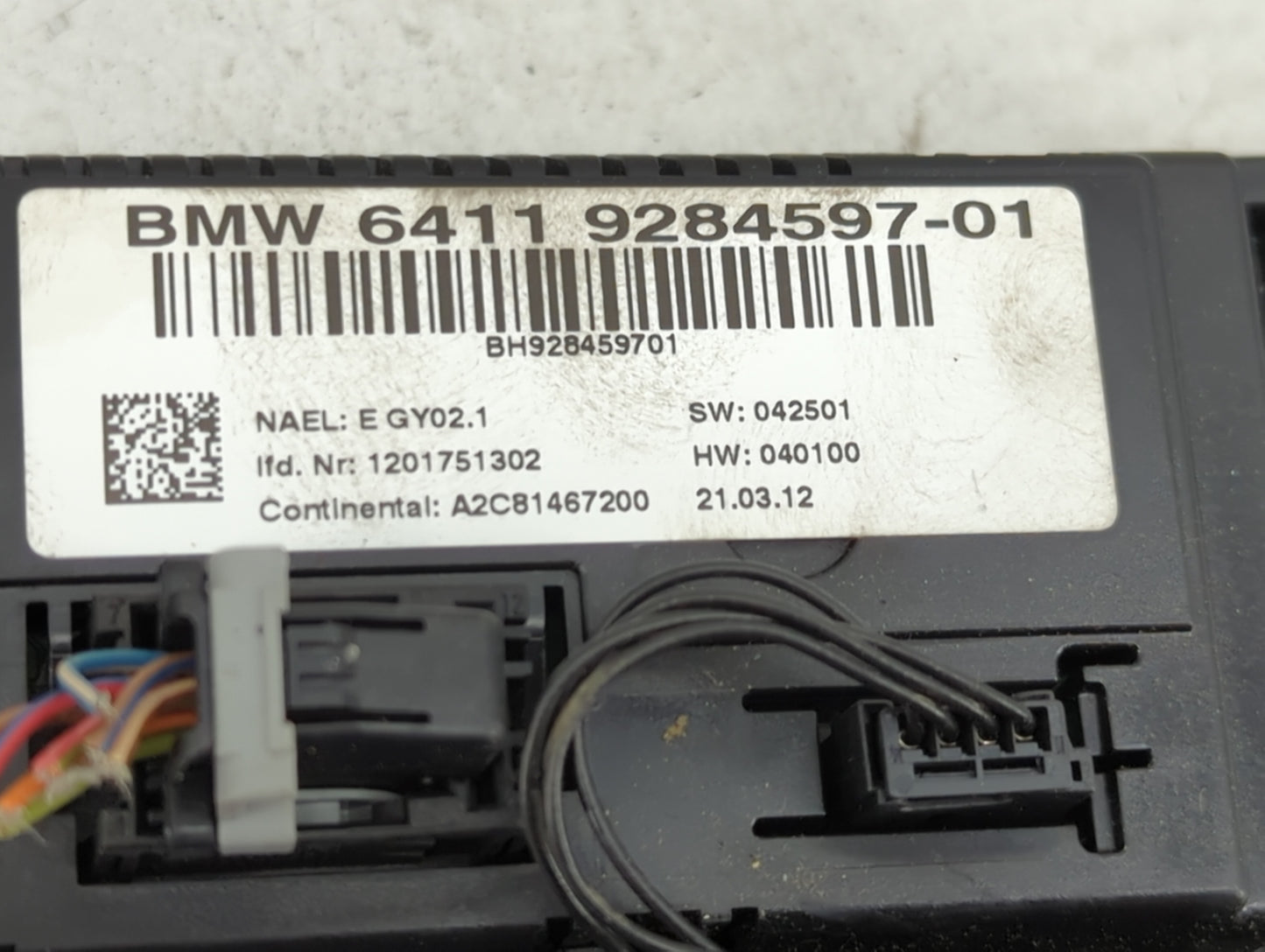 2011-2014 Bmw X3 Climate Control Module Temperature AC/Heater Replacement P/N:9284597-01 Fits Fits 2011 2012 2013 2014 OEM U