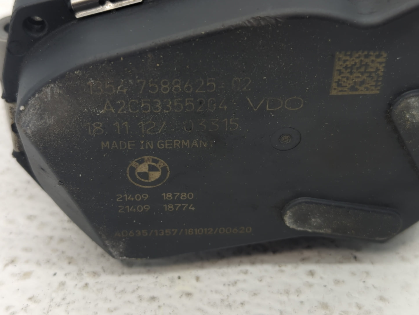 2013-2017 Bmw X3 Throttle Body P/N:1354 7588625 02 1354 7588625-04, 1354 7588625-03 Fits Fits 2012 2013 2014 2015 2016 2017