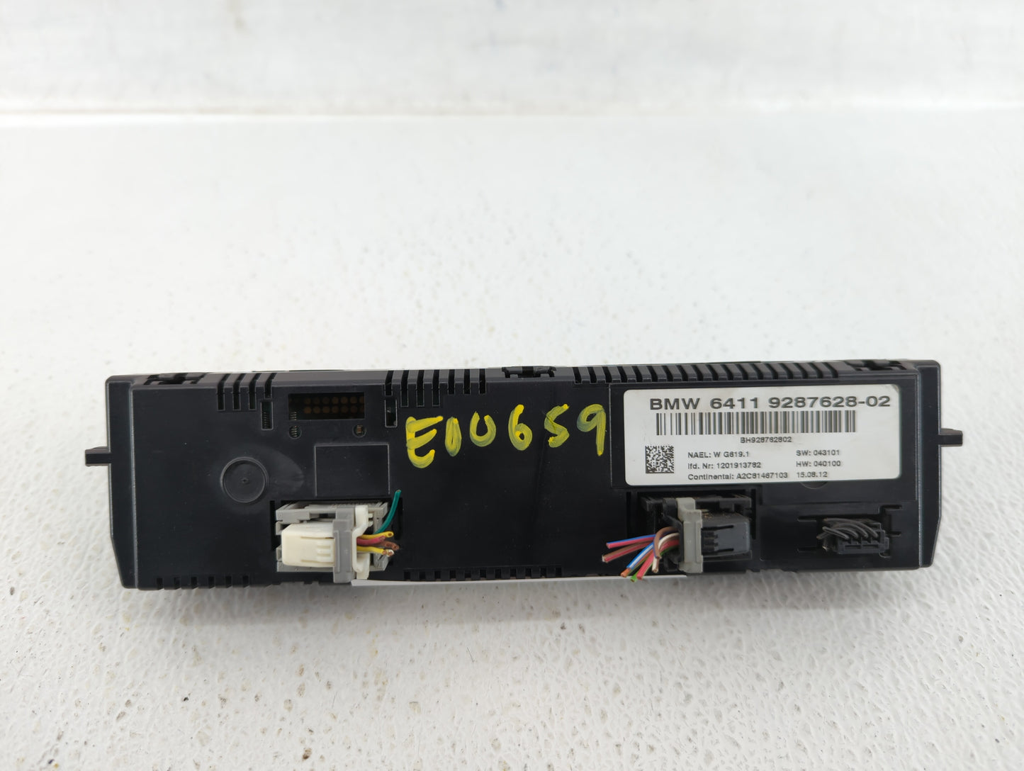 2011-2014 Bmw X3 Climate Control Module Temperature AC/Heater Replacement P/N:6411 9287628 6411 9312721 Fits OEM Used Auto P
