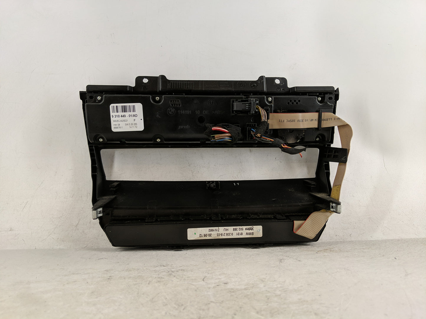 2007-2013 Bmw X5 Climate Control Module Temperature AC/Heater Replacement P/N:9 310 449-01 9 193 966-01 Fits OEM Used Auto P