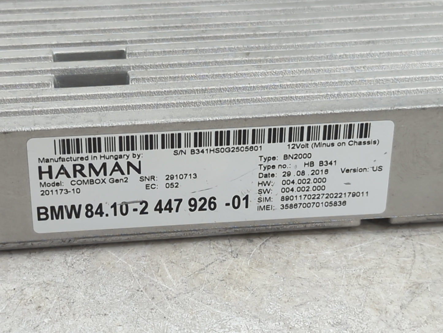 2011-2013 Bmw X5 Audio Control Module - Oemusedautoparts1.com