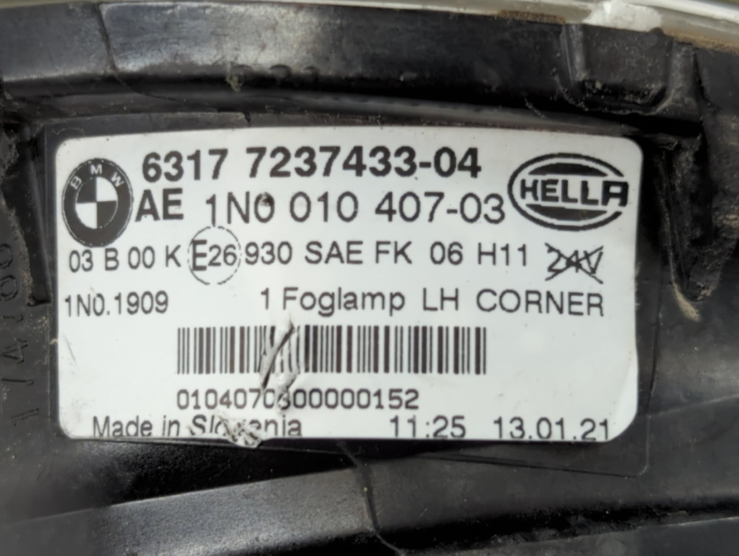 2011-2013 Bmw X5 Passenger Right Oem Front Light Lamp - Oemusedautoparts1.com