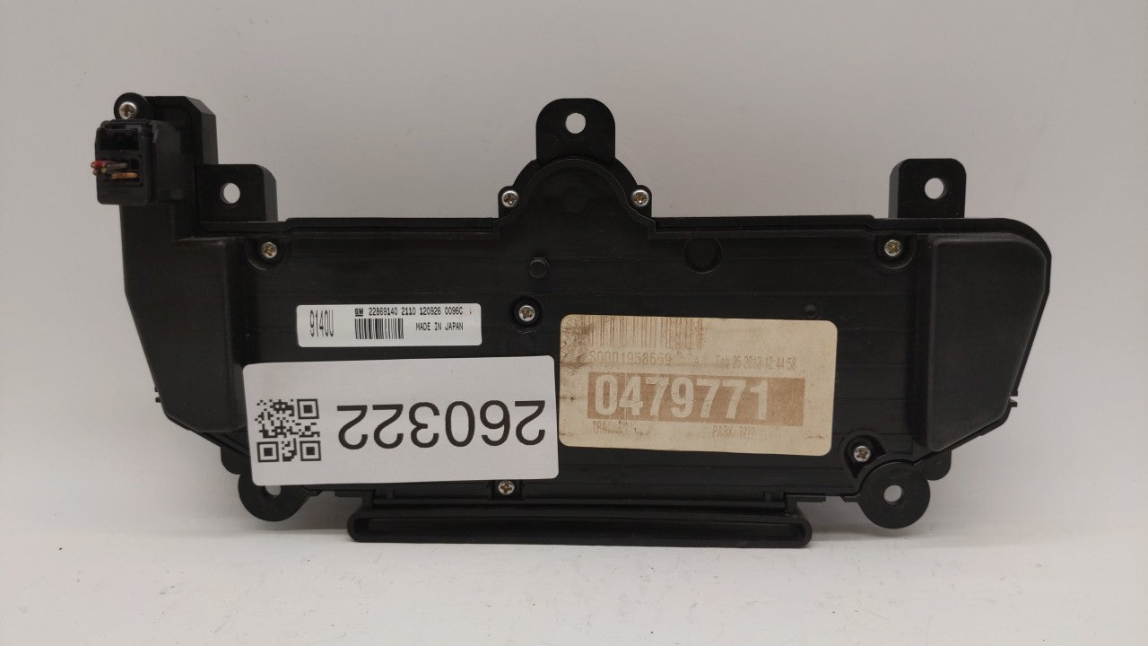 2012-2013 Buick Regal Radio Control Panel - Oemusedautoparts1.com