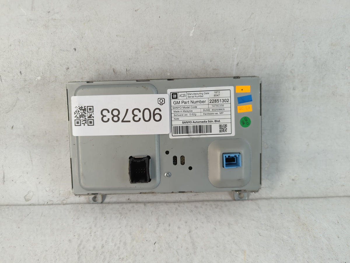 2012-2017 Buick Verano Information Radio Display Screen 903783 - Oemusedautoparts1.com