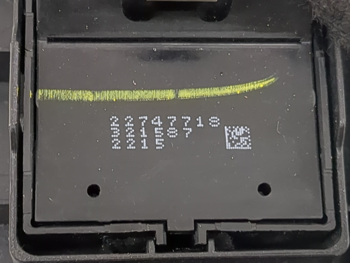 2013 Cadillac Ats Master Power Window Switch Replacement Driver Side Left P/N:22747718 321587, 2215 Fits OEM Used Auto Parts