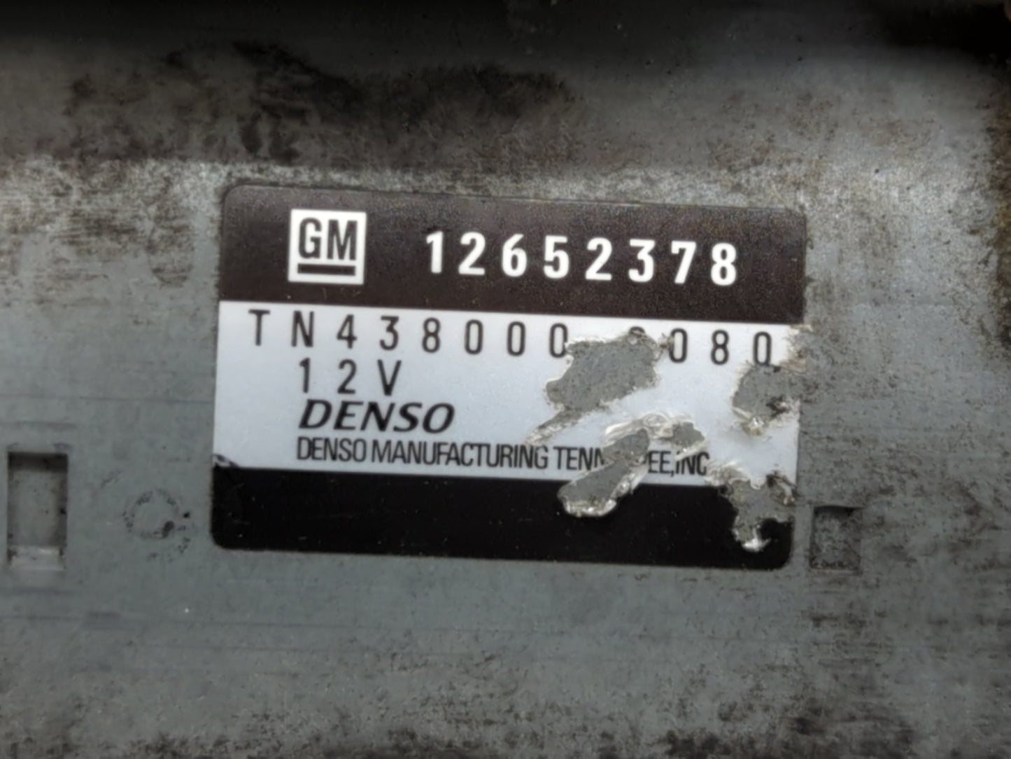 2013-2014 Cadillac Ats Car Starter Motor Solenoid OEM P/N:438000-0080 12652378 Fits Fits 2013 2014 OEM Used Auto Parts - Oem