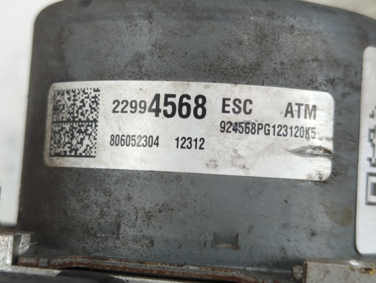 2013 Cadillac Ats Anti-Lock Brake ABS Pump Module Actuator OEM P/N:22994568 Fits OEM Used Auto Parts - Oemusedautoparts1.com