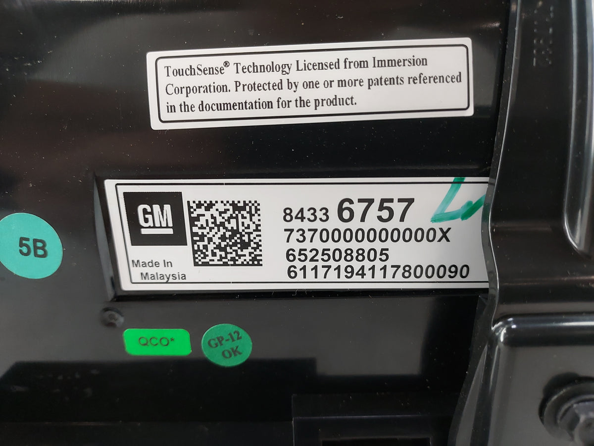 2013 Cadillac Srx Radio Control Panel - Oemusedautoparts1.com
