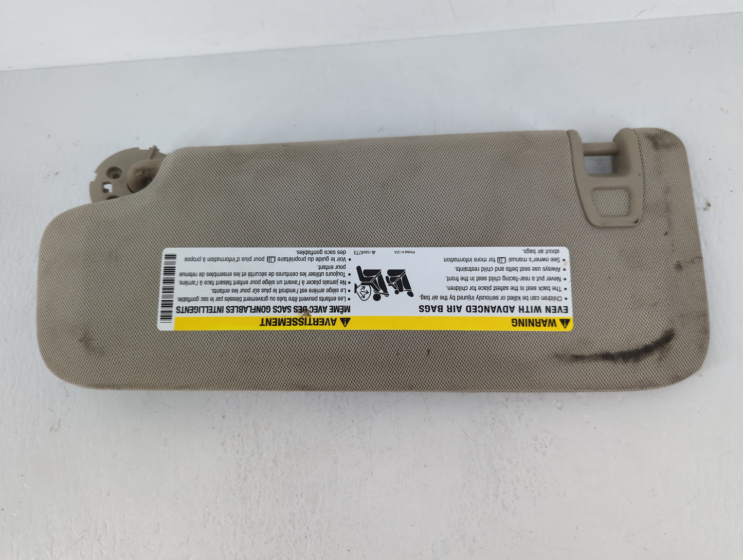 2013-2017 Cadillac Xts Sun Visor Shade Replacement Passenger Right Mirror Fits Fits 2013 2014 2015 2016 2017 OEM Used Auto P