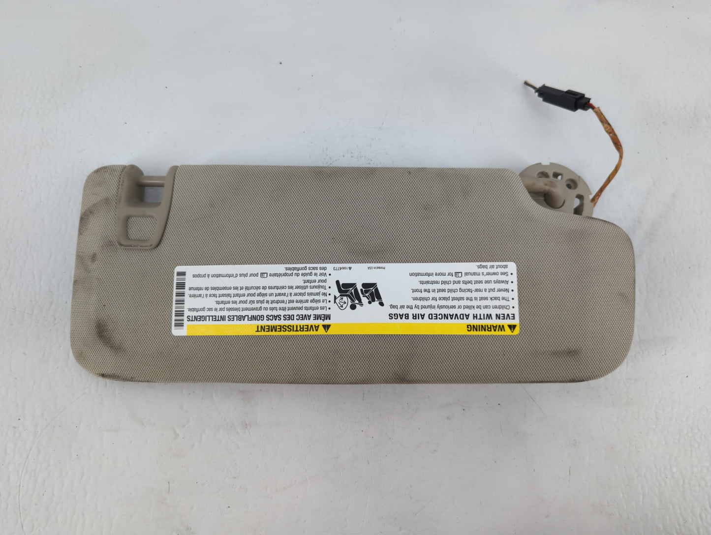 2013-2017 Cadillac Xts Sun Visor Shade Replacement Driver Left Mirror Fits Fits 2013 2014 2015 2016 2017 OEM Used Auto Parts