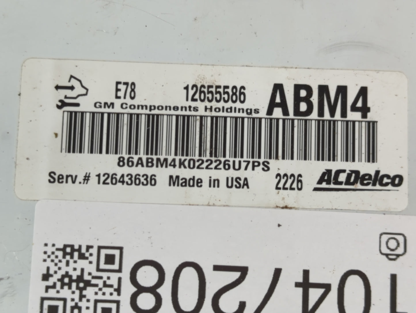 2012-2016 Chevrolet Cruze PCM Engine Control Computer ECU ECM PCU OEM P/N:12655586 Fits Fits 2011 2012 2013 2014 2015 2016 O