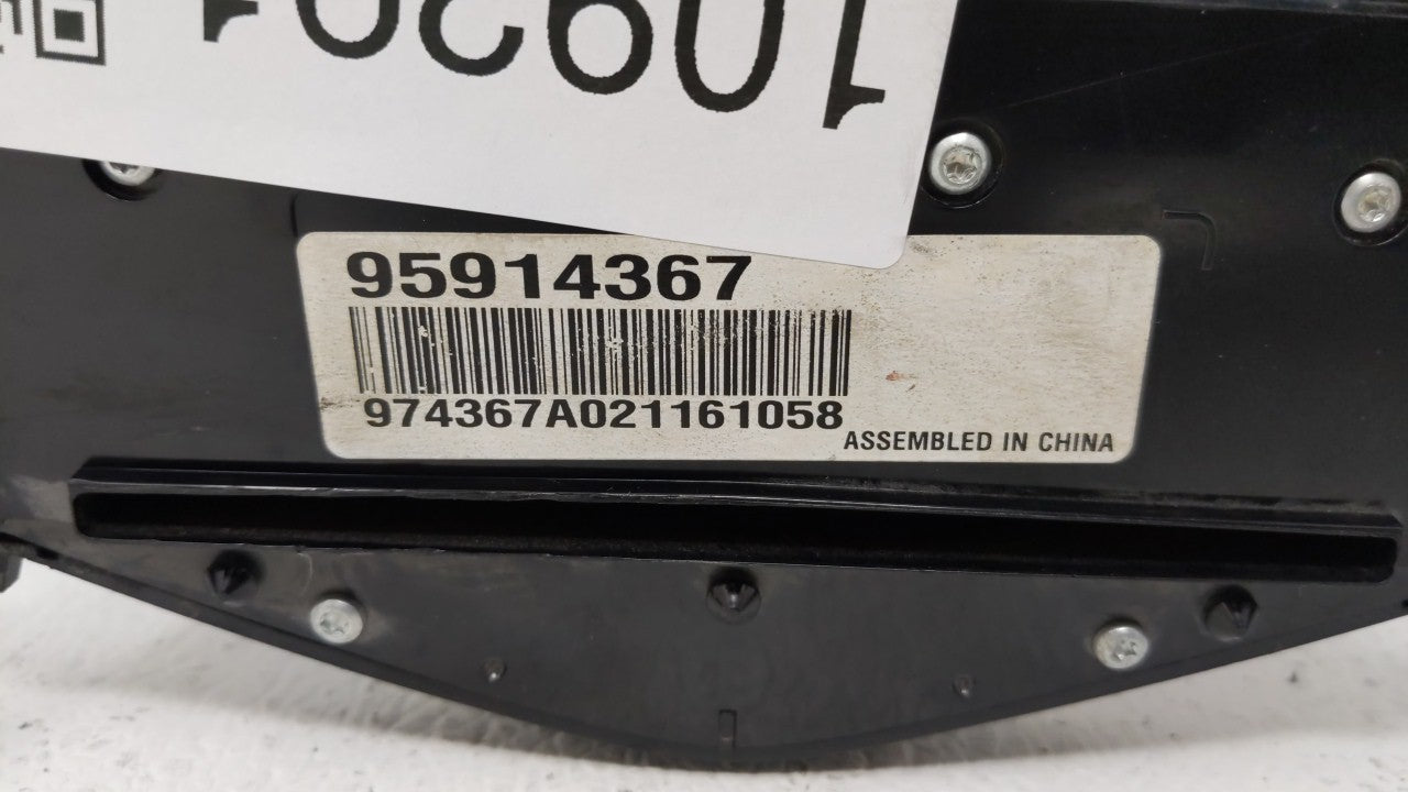 2011-2016 Chevrolet Cruze Radio Control Panel - Oemusedautoparts1.com