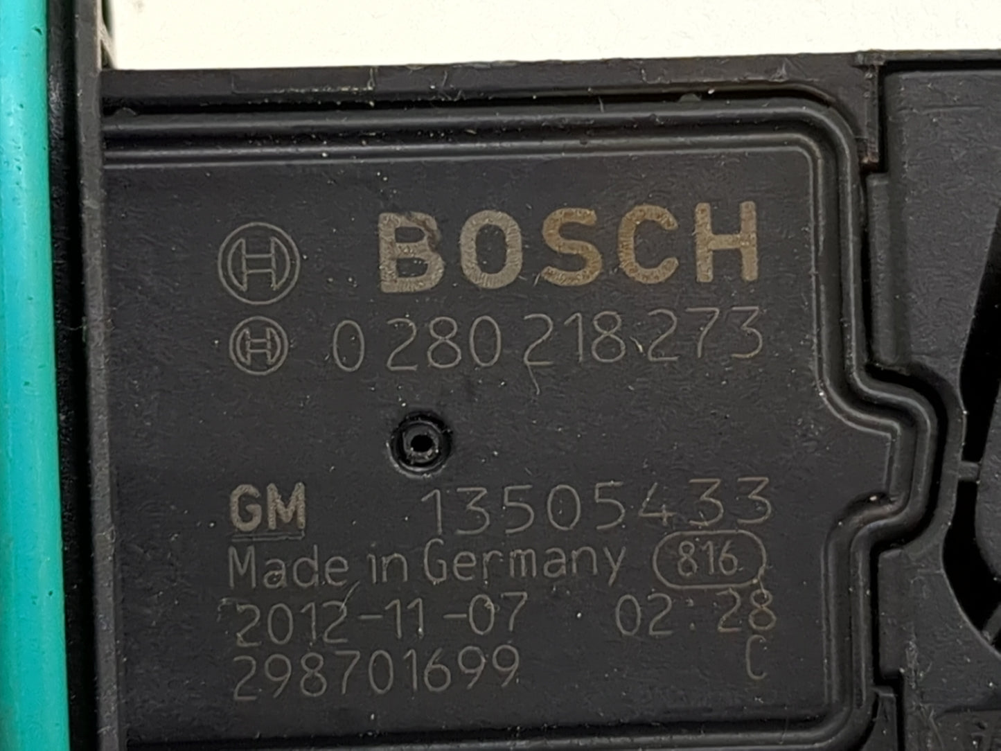 2012-2019 Chevrolet Cruze Mass Air Flow Meter Maf 1485689 - Oemusedautoparts1.com