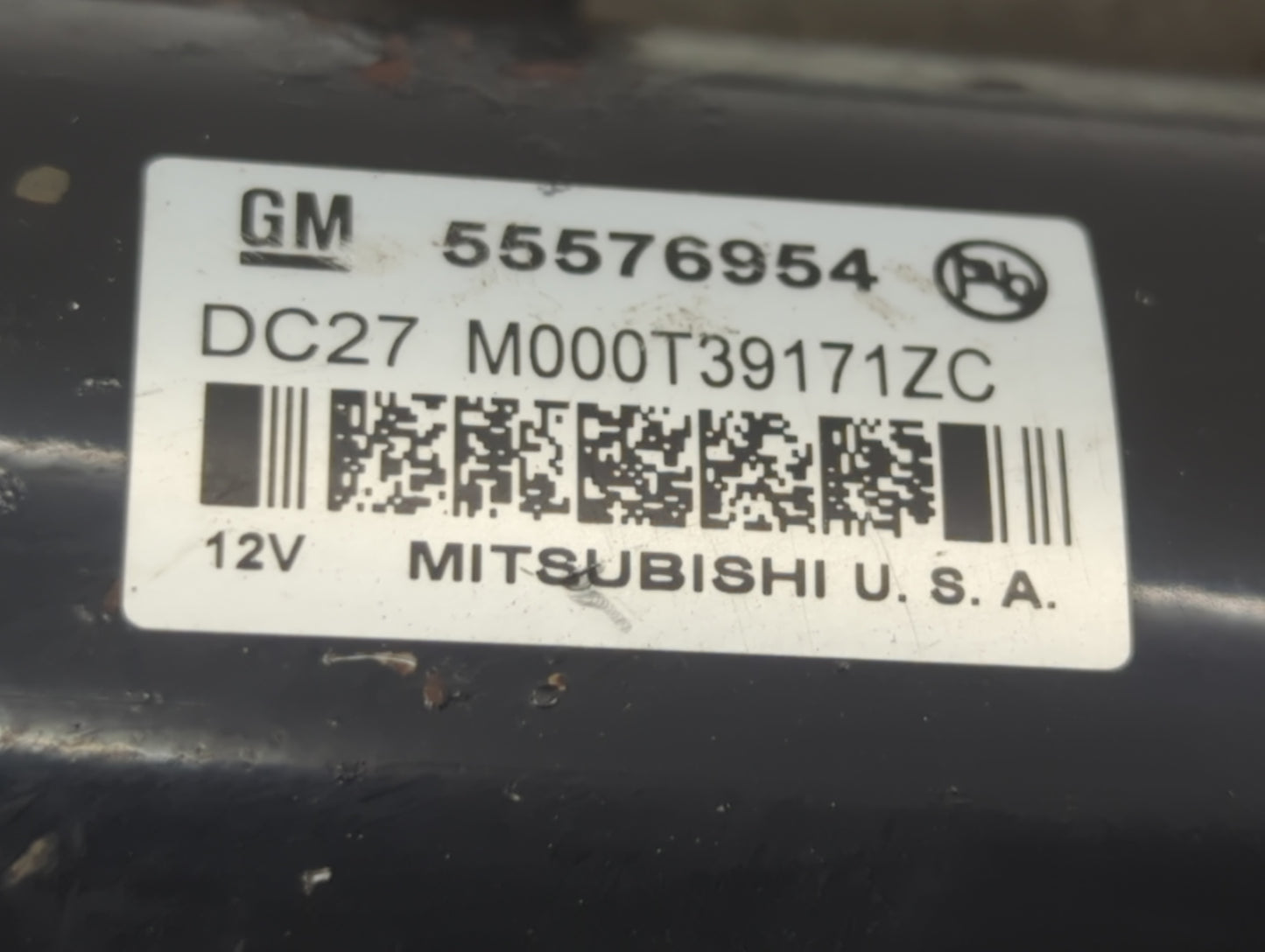 2011-2016 Chevrolet Cruze Car Starter Motor Solenoid OEM P/N:55576954 Fits OEM Used Auto Parts - Oemusedautoparts1.com