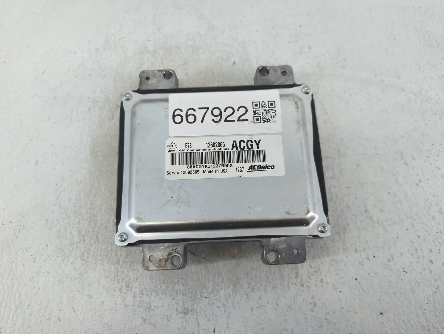 2012-2016 Chevrolet Cruze PCM Engine Control Computer ECU ECM PCU OEM P/N:12692865 Fits Fits 2011 2012 2013 2014 2015 2016 O