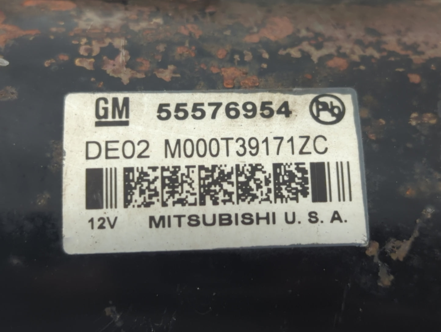 2011-2016 Chevrolet Cruze Car Starter Motor Solenoid OEM P/N:55576954 M000T39173ZC Fits OEM Used Auto Parts - Oemusedautopar