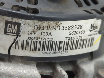 2010-2017 Chevrolet Equinox Alternator Replacement Generator Charging Assembly Engine OEM P/N:13588328 Fits OEM Used Auto Parts