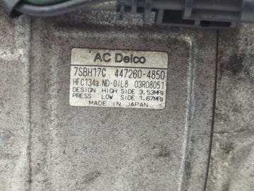 2012-2015 Chevrolet Equinox Air Conditioning A/c Ac Compressor Oem
