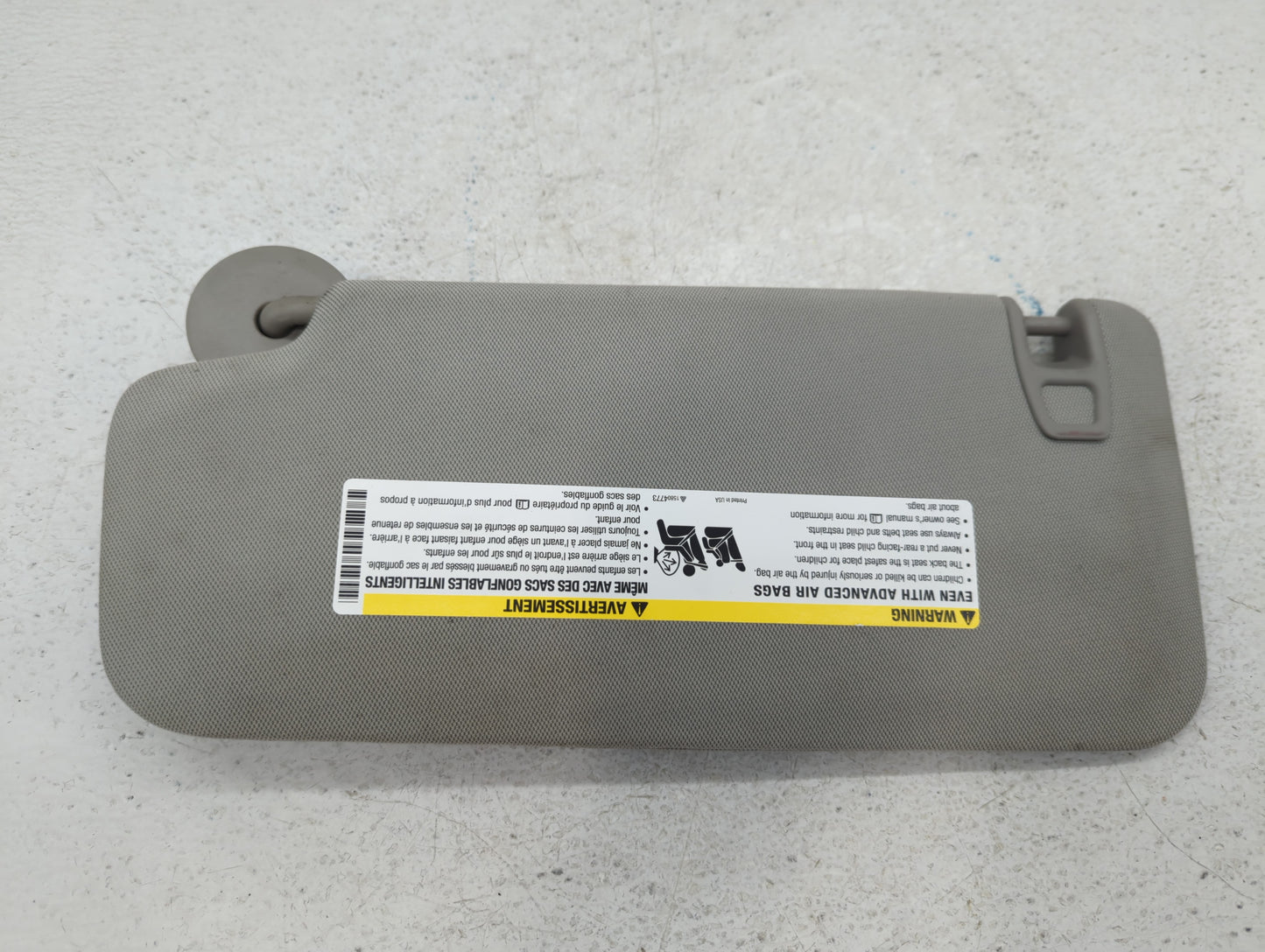 2010-2017 Chevrolet Equinox Sun Visor Shade Replacement Passenger Right Mirror Fits Fits 2010 2011 2012 2013 2014 2015 2016