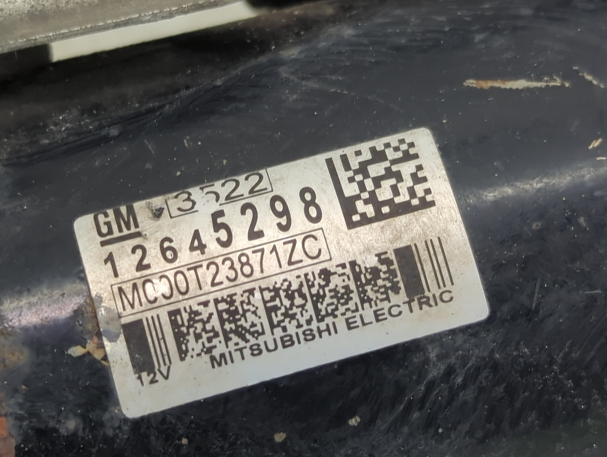 2012-2020 Chevrolet Impala Car Starter Motor Solenoid OEM P/N:12645298 Fits OEM Used Auto Parts - Oemusedautoparts1.com