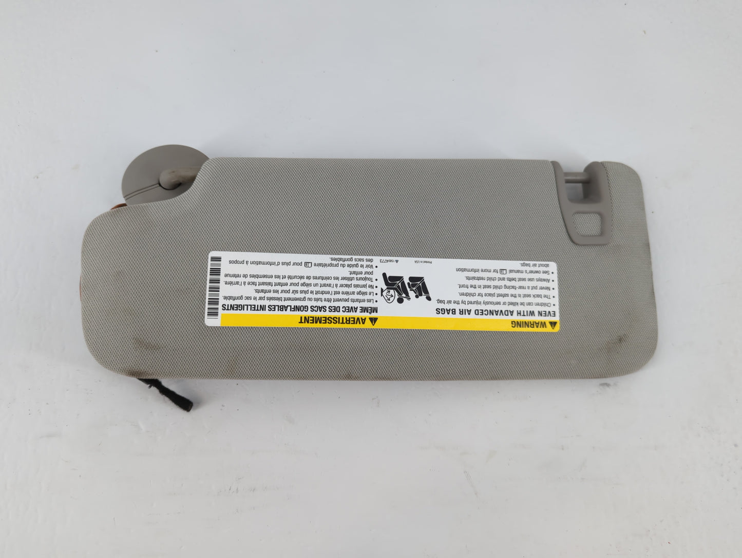 2013-2016 Chevrolet Malibu Sun Visor Shade Replacement Passenger Right Mirror Fits Fits 2013 2014 2015 2016 OEM Used Auto Pa