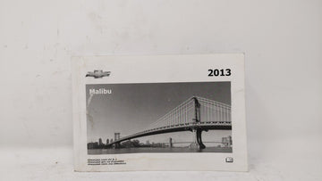2013 Chevrolet Malibu Owners Manual Book Guide OEM Used Auto Parts