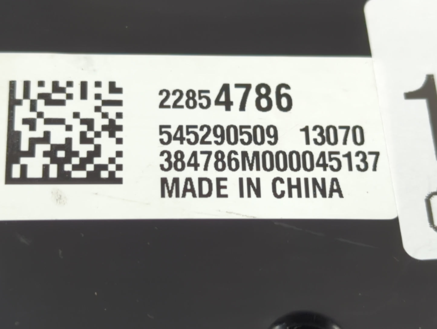 2013 Chevrolet Malibu Climate Control Module Temperature AC/Heater Replacement P/N:22854786 Fits OEM Used Auto Parts - Oemus