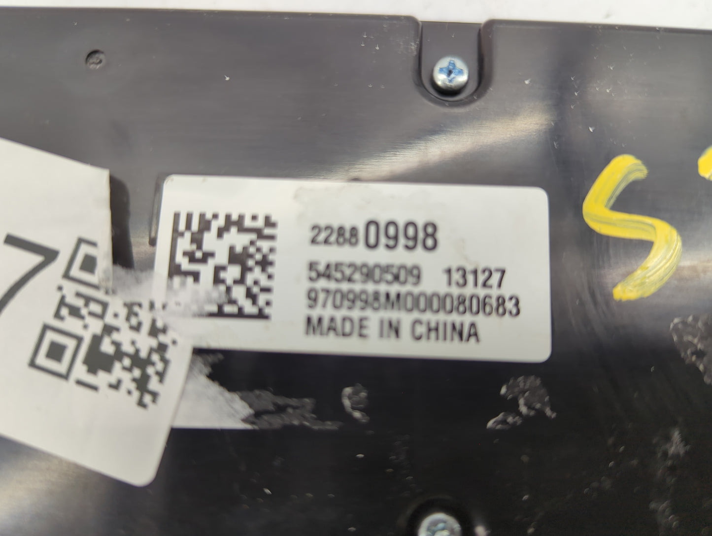 2013-2013 Chevrolet Malibu Radio Control Panel 1464037 - Oemusedautoparts1.com