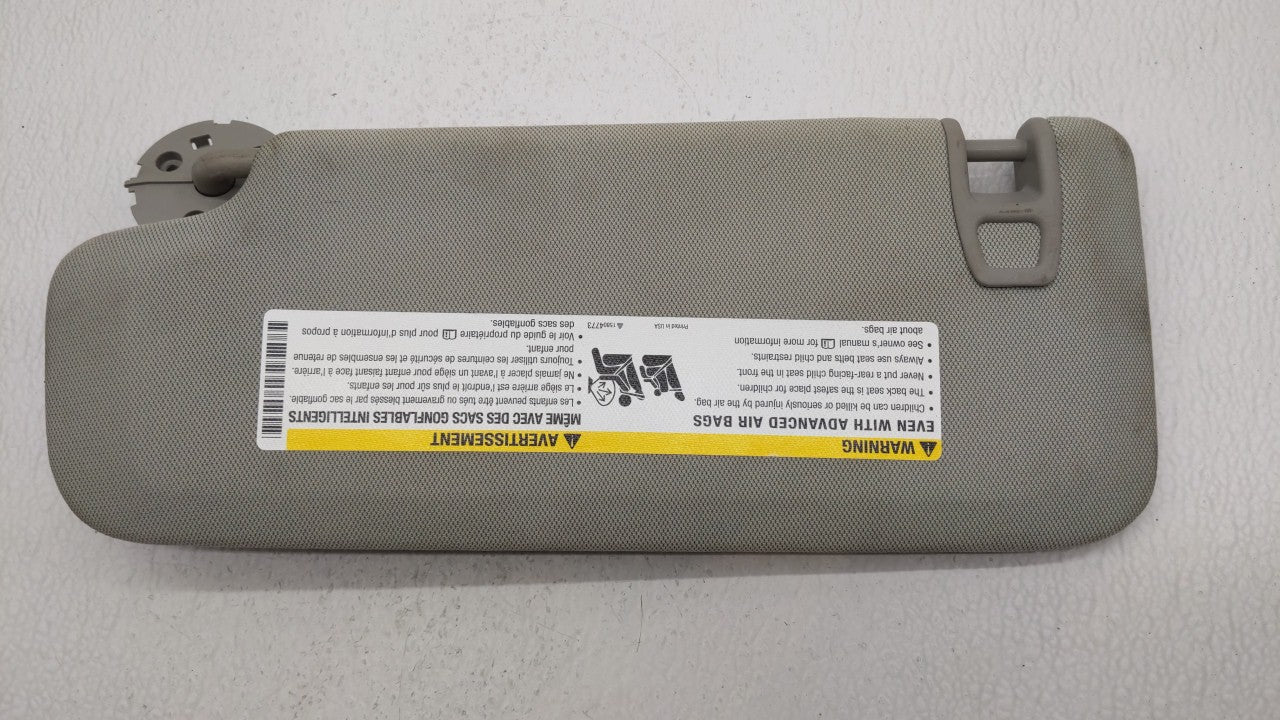 2013-2016 Chevrolet Malibu Sun Visor Shade Replacement Passenger Right Mirror Fits Fits 2013 2014 2015 2016 OEM Used Auto Pa