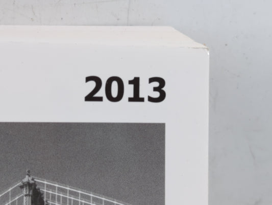 2013 Chevrolet Malibu Owners Manual Book Guide P/N:22941188 B OEM Used Auto Parts