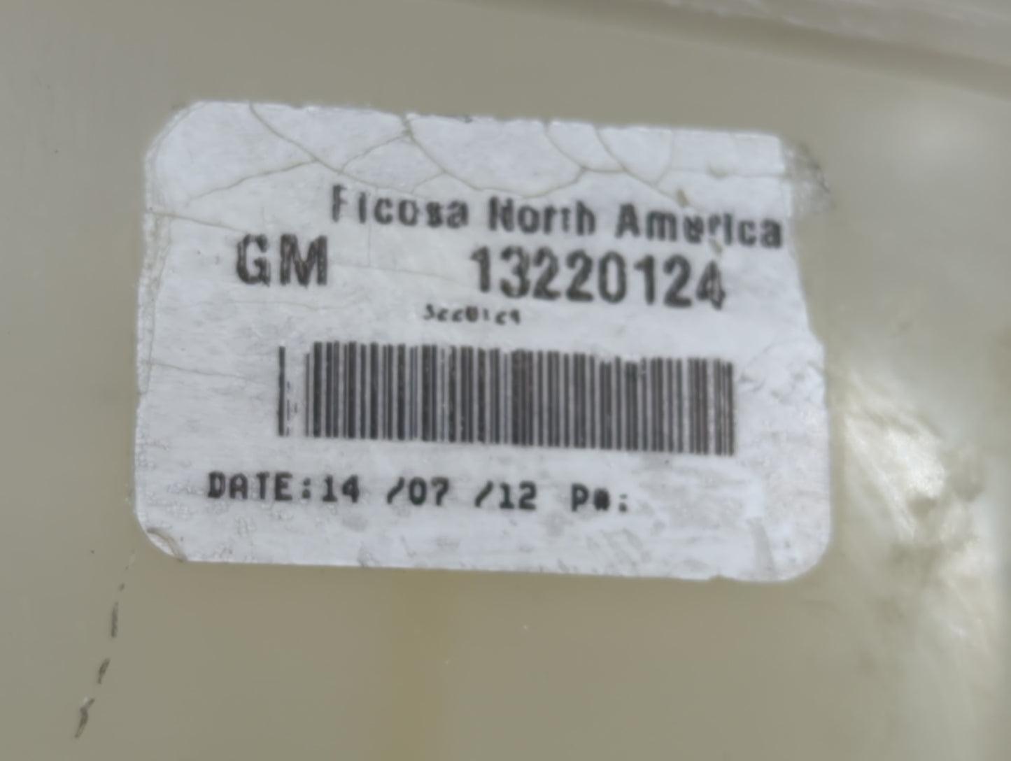 2013 Chevrolet Malibu Radiator Coolant Overflow Expansion Tank Bottle 776335 - Oemusedautoparts1.com