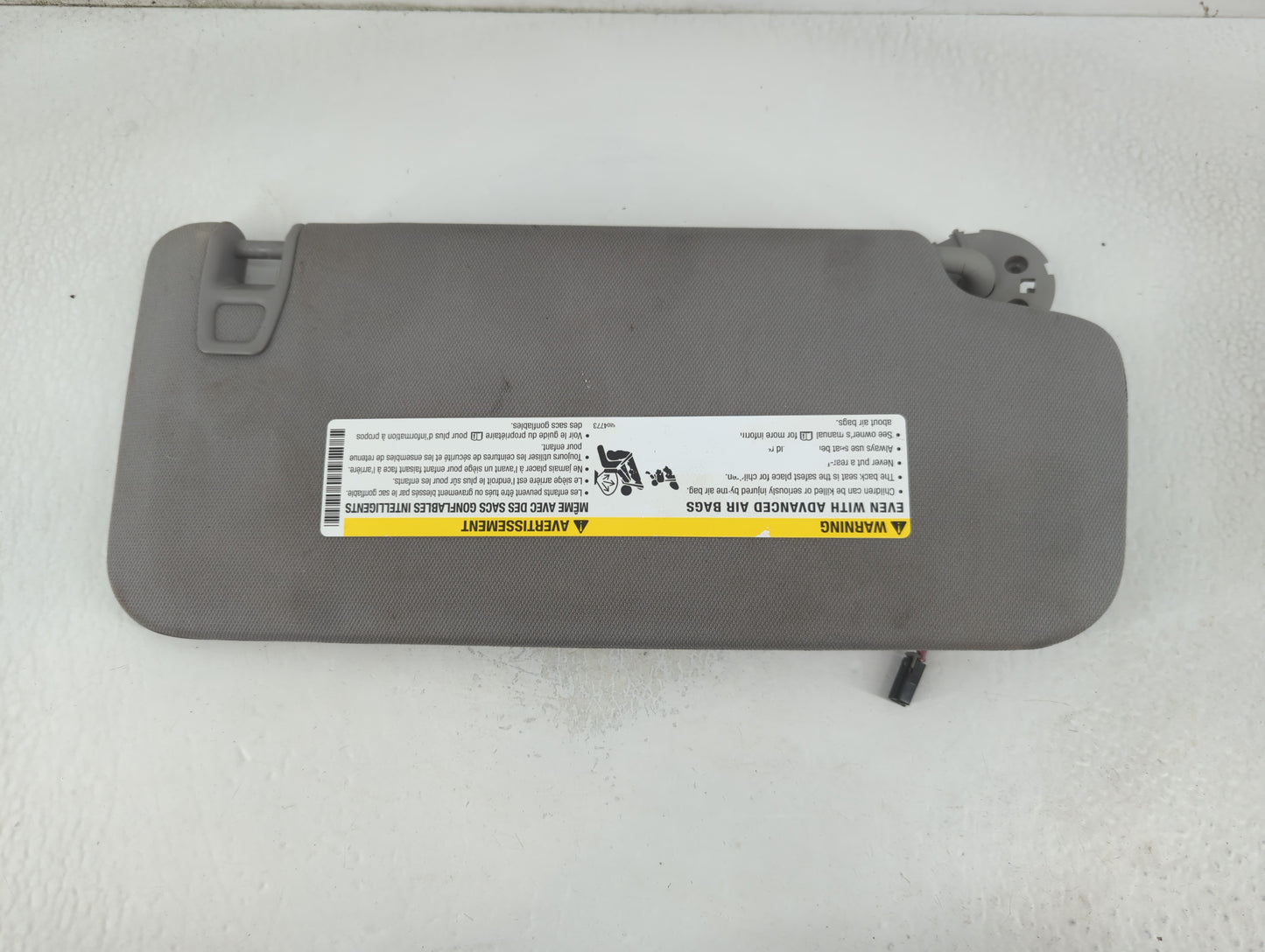 2007-2014 Chevrolet Silverado 2500 Sun Visor Shade Replacement Driver Left Mirror Fits OEM Used Auto Parts - Oemusedautopart