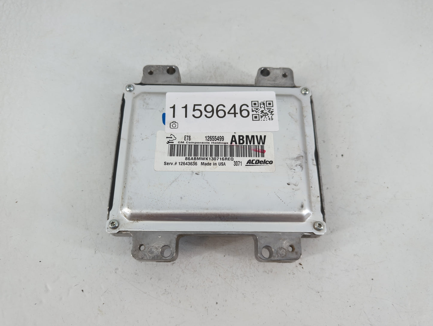 2012-2016 Chevrolet Sonic PCM Engine Control Computer ECU ECM PCU OEM P/N:12655499 Fits Fits 2011 2012 2013 2014 2015 2016 O