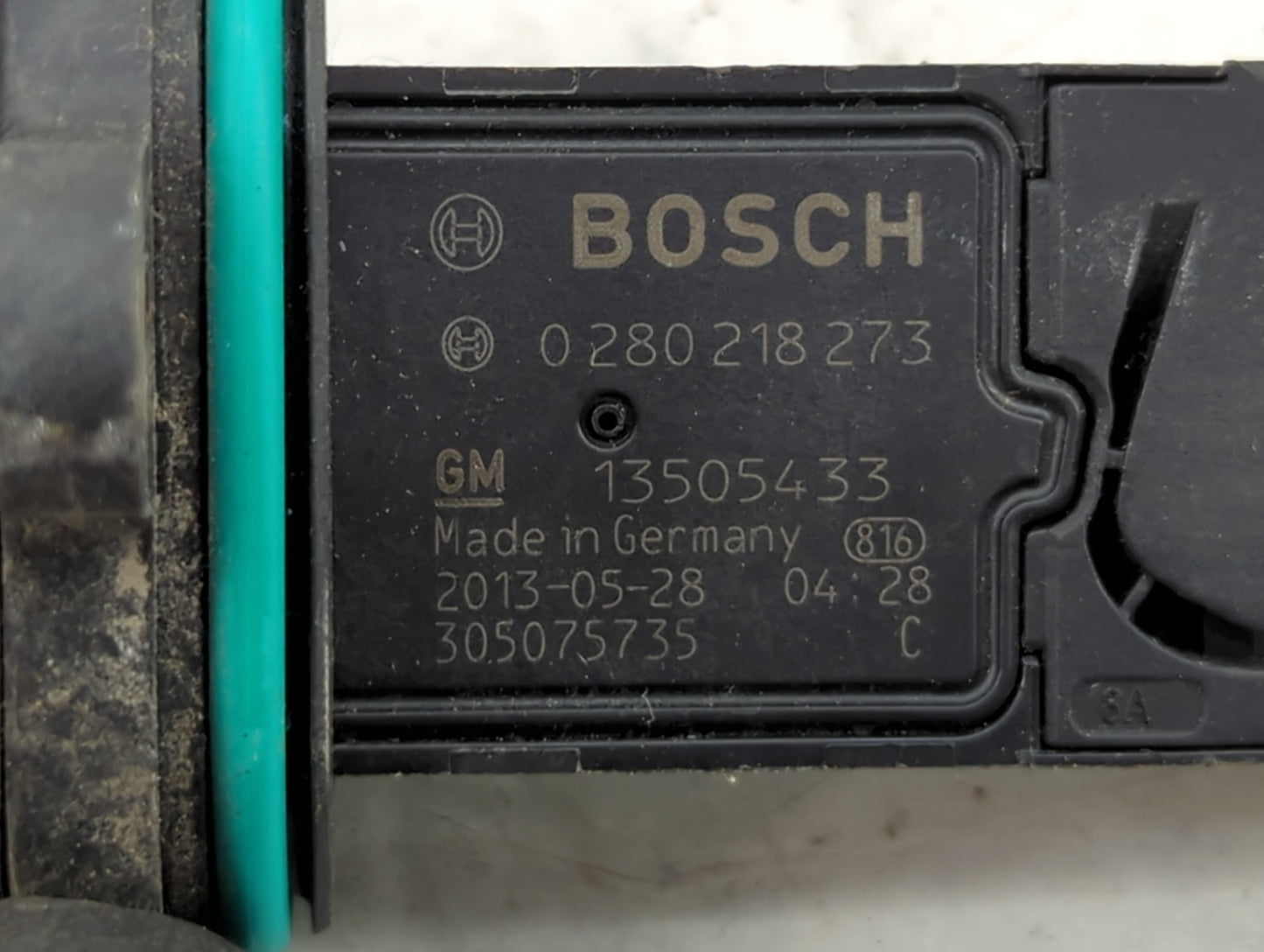 2012-2019 Chevrolet Sonic Mass Air Flow Meter Maf 1485962 - Oemusedautoparts1.com