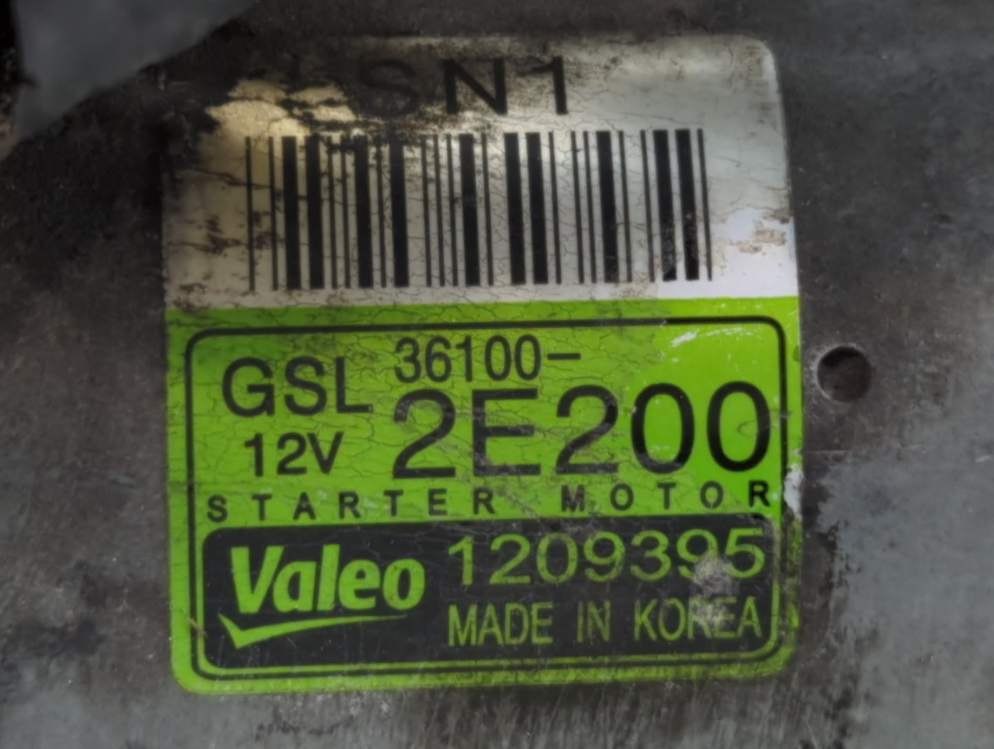 2012-2019 Chevrolet Sonic Car Starter Motor Solenoid OEM P/N:1209395 36100-2E200 Fits OEM Used Auto Parts - Oemusedautoparts
