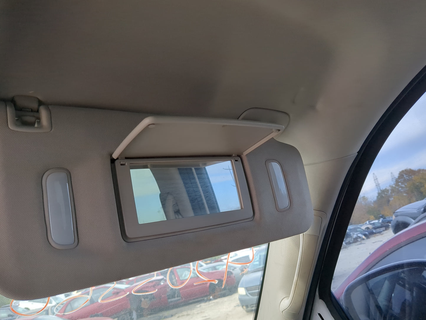 2007-2014 Chevrolet Suburban Sun Visor Shade Replacement Passenger Right Mirror Fits Fits 2007 2008 2009 2010 2011 2012 2013