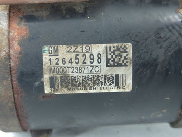 2013 Chevrolet Traverse Car Starter Motor Solenoid OEM P/N:12645298 12638920 Fits OEM Used Auto Parts