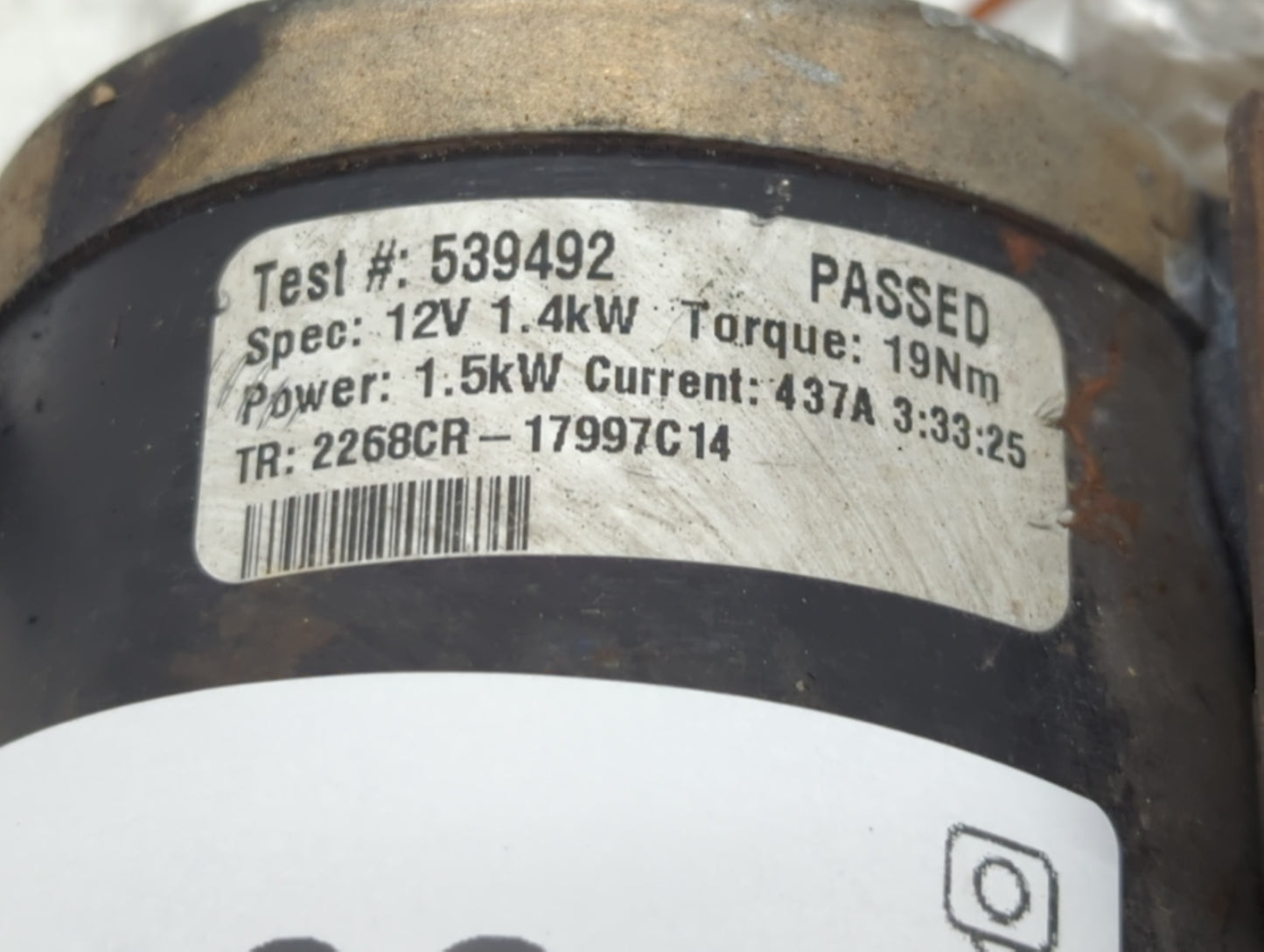 2013 Chevrolet Traverse Car Starter Motor Solenoid OEM P/N:2268CR-17997C14 12645298 Fits OEM Used Auto Parts - Oemusedautopa