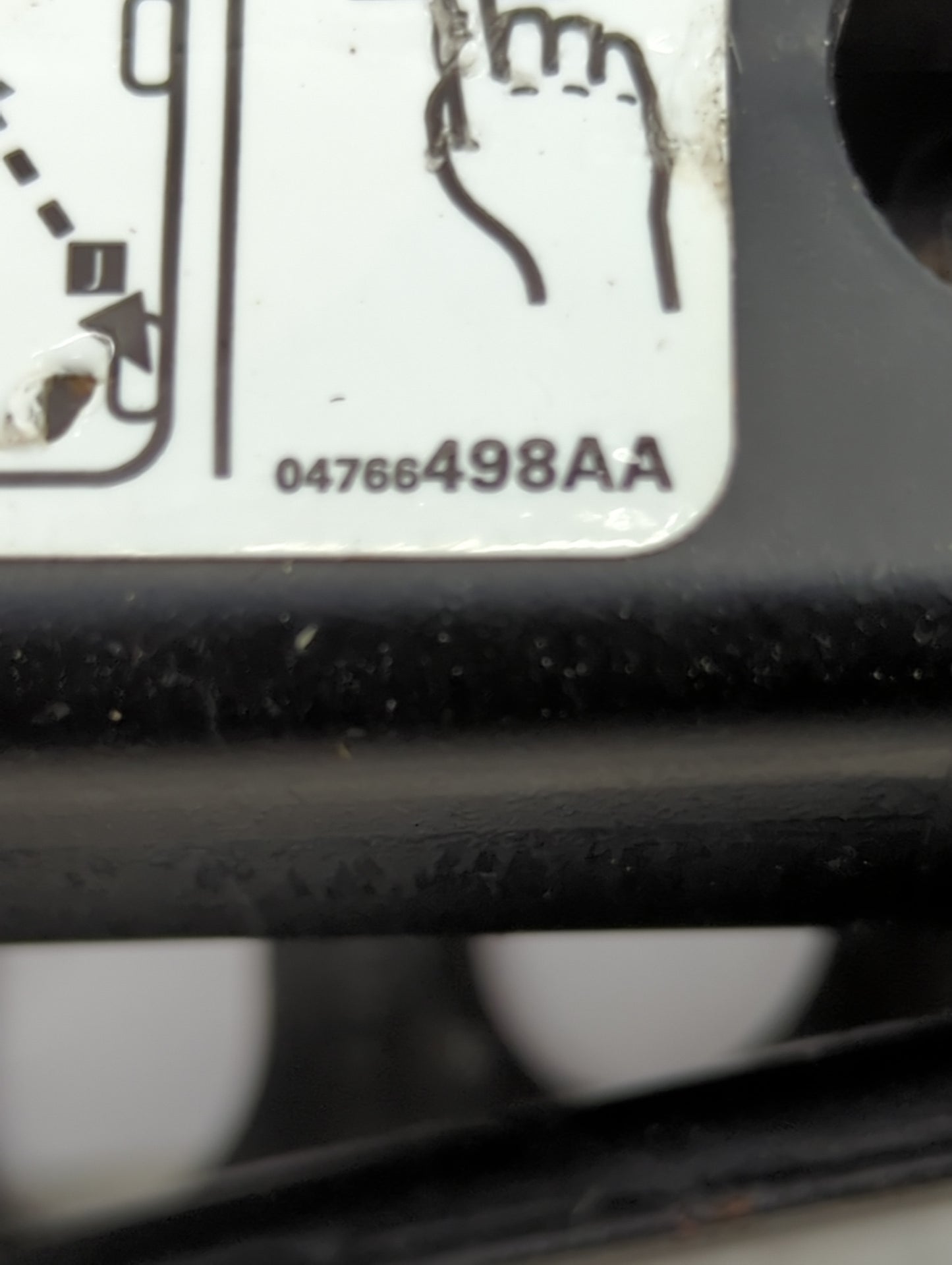 2013 Chrysler 200 Spare Scissor Car Jack 1431713 - Oemusedautoparts1.com