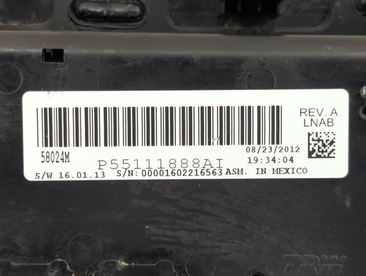 2011-2014 Chrysler 200 Climate Control Module Temperature AC/Heater Replacement P/N:P55111888AI Fits OEM Used Auto Parts - O