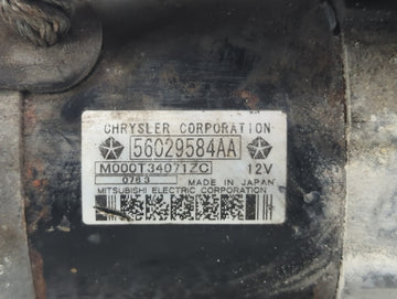 2013 Chrysler 200 Car Starter Motor Solenoid OEM P/N:56029584AA Fits OEM Used Auto Parts