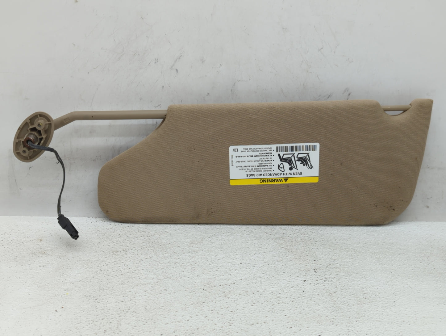 2011-2014 Chrysler 200 Sun Visor Shade Replacement Passenger Right Mirror Fits Fits 2011 2012 2013 2014 OEM Used Auto Parts